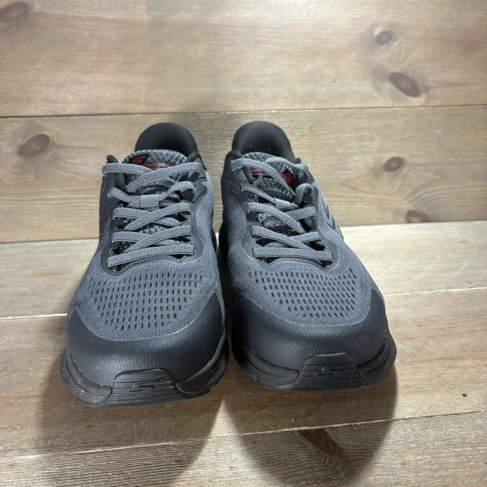 Skechers Slip ins Go Run Consistent 2.0 Mens 8.5 shoes Black Knit Wide Sneakers